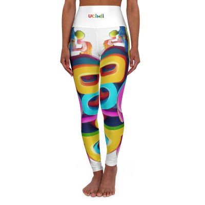 High Waisted Yoga Leggings (AOP)